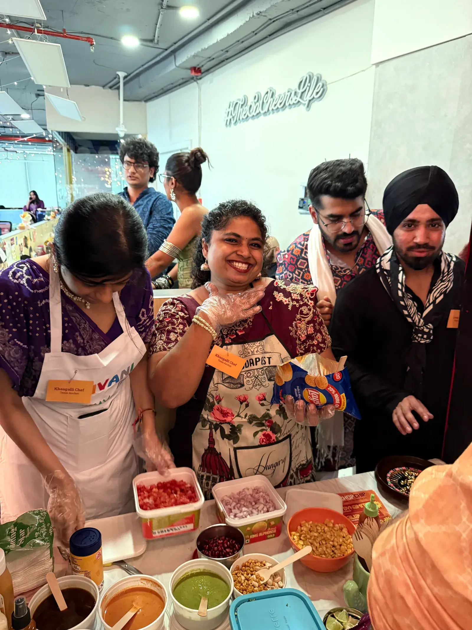 Khaugalli day at the SoCheers office