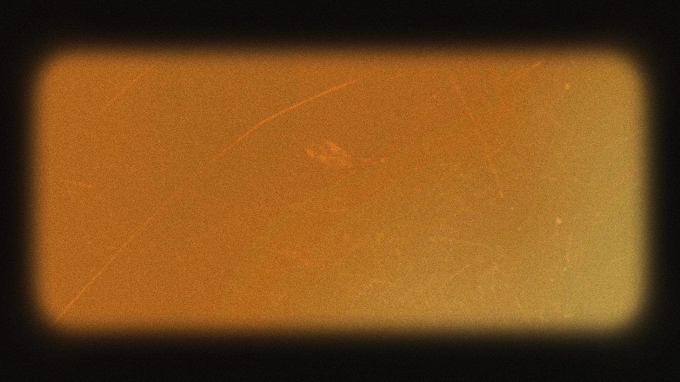 Warm orange light leak