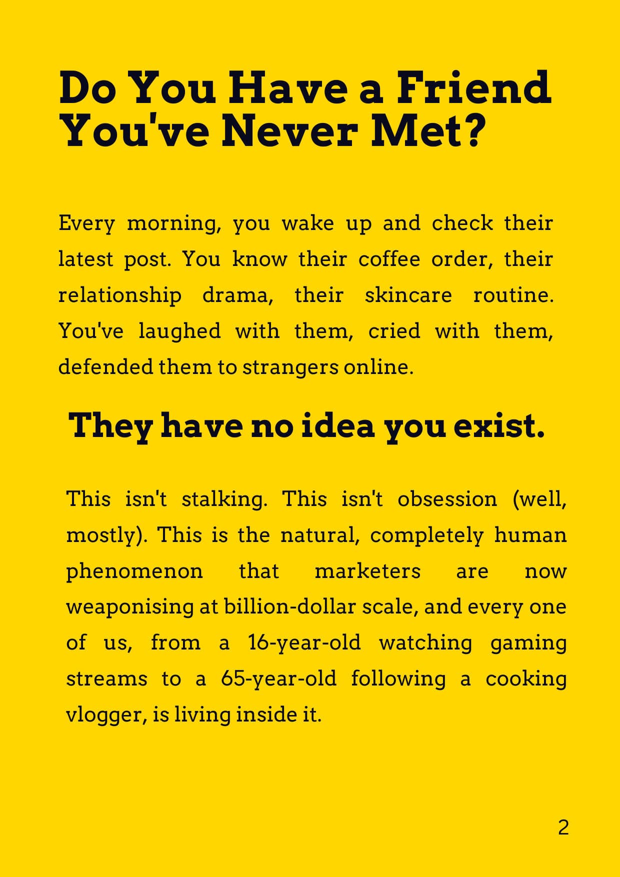 The Parasocial Marketing Whitepaper, page 2