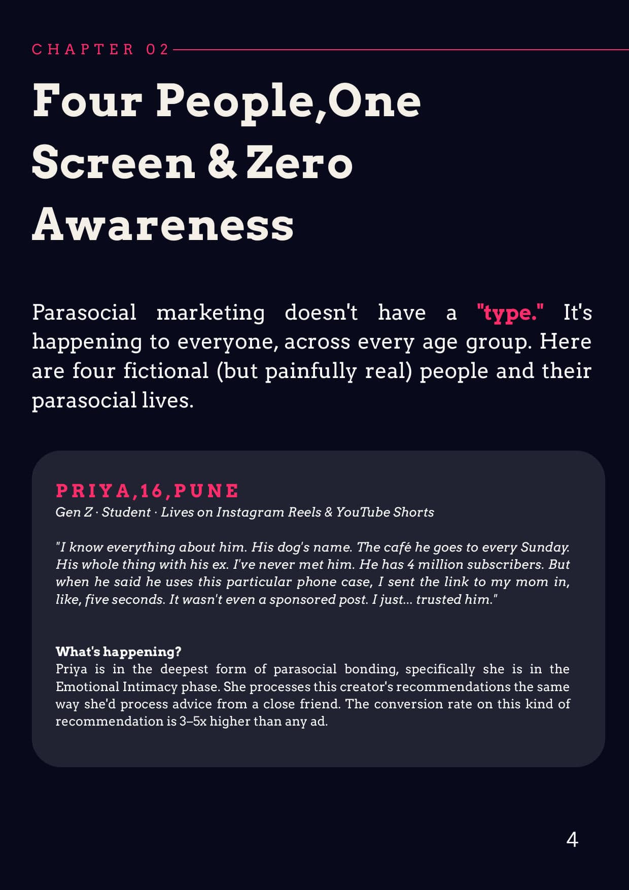 The Parasocial Marketing Whitepaper, page 4