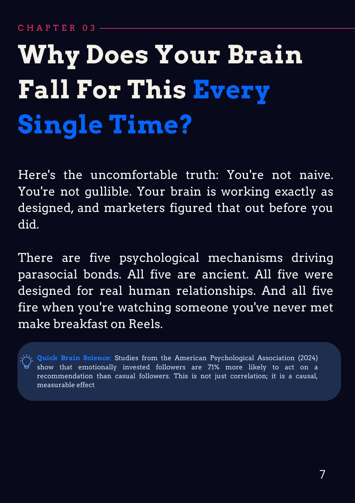 The Parasocial Marketing Whitepaper, page 7