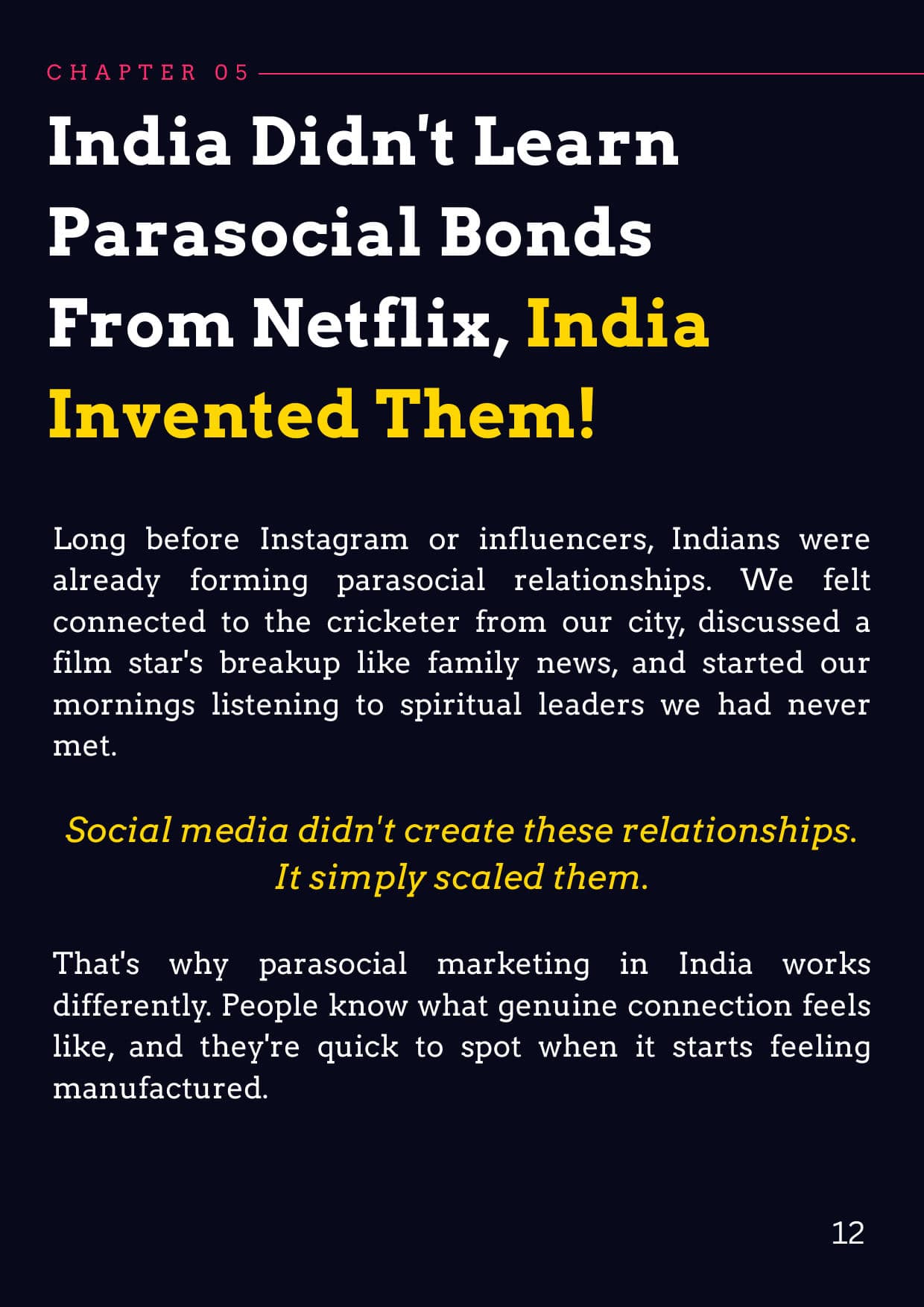 The Parasocial Marketing Whitepaper, page 12