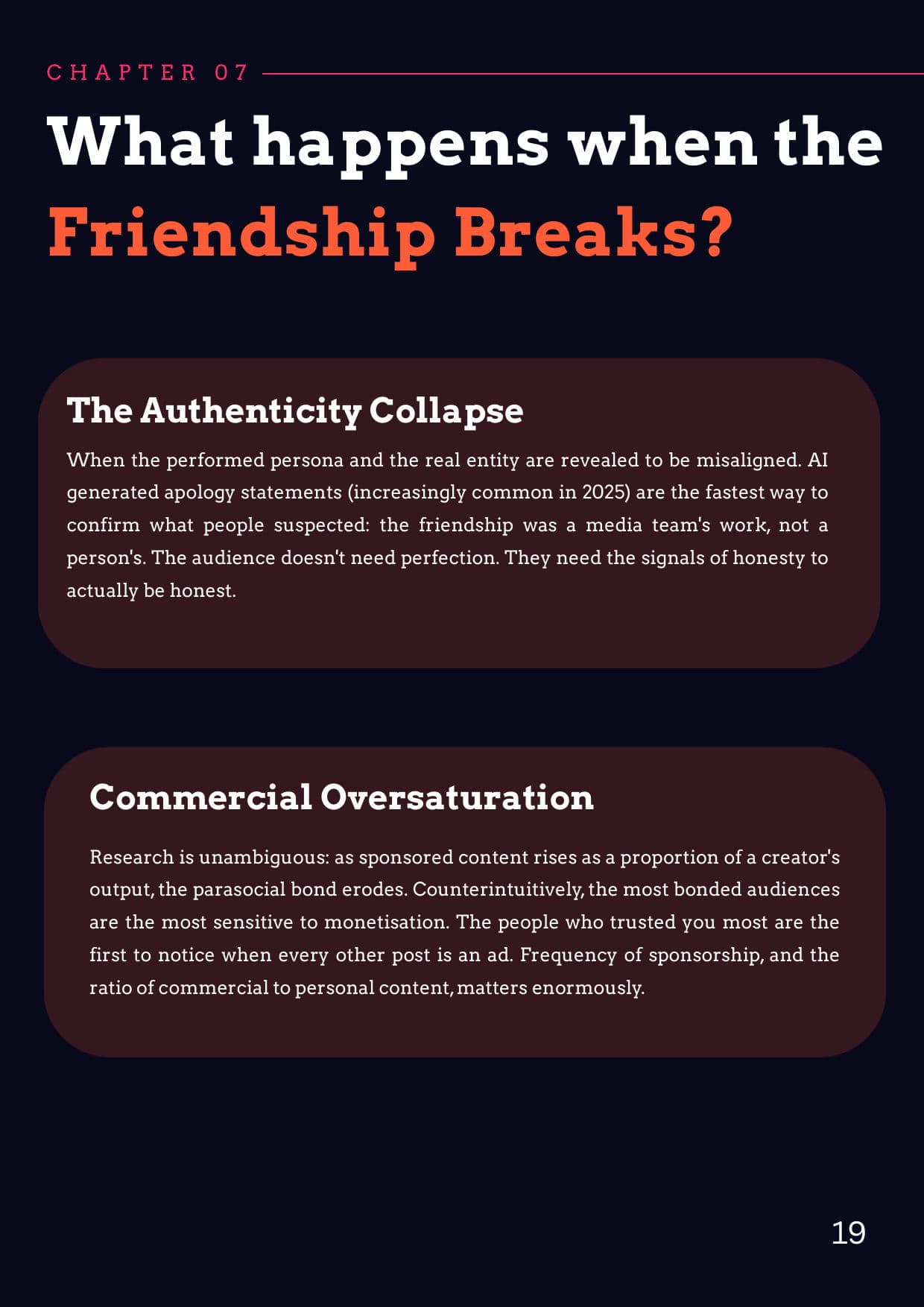 The Parasocial Marketing Whitepaper, page 19