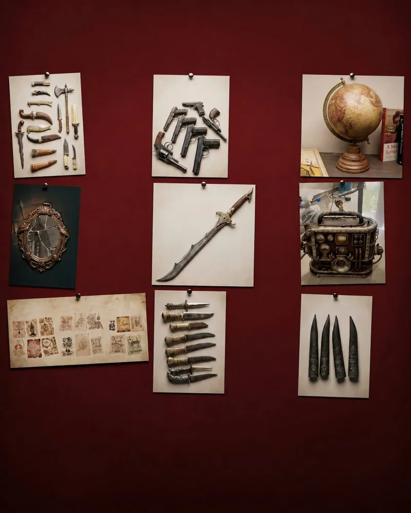 Netflix · Mandala Murders - props